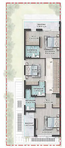 DAMAC island 2 twin villa floor plan